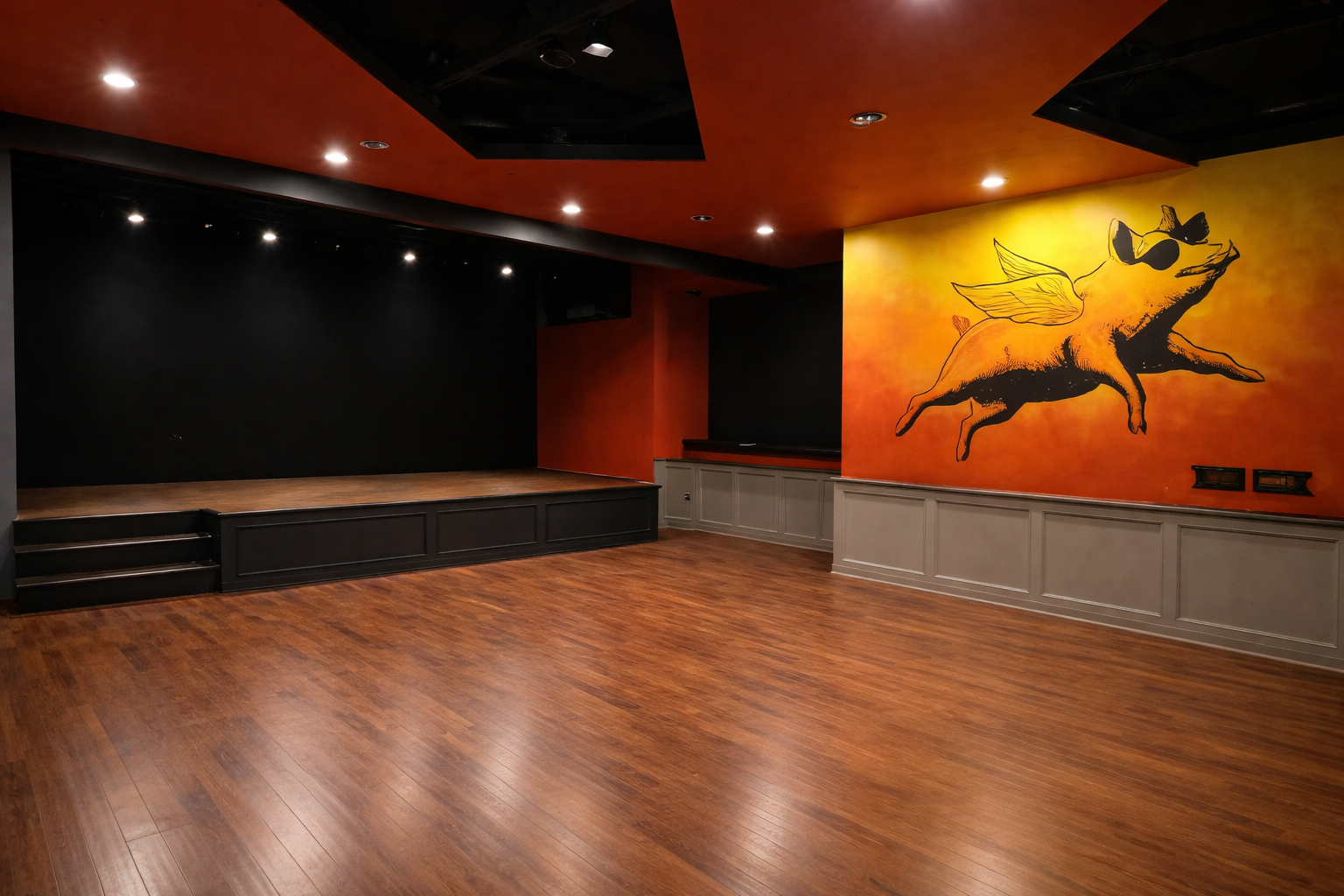 The Flying Pig live music stage